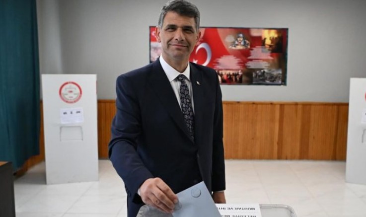 Mustafa Başkan 1256 nolu sandıkta oy kullandı